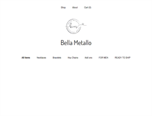 Tablet Screenshot of bellametallo.com